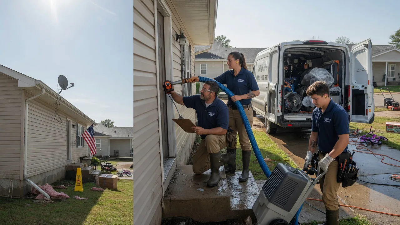 Ceiling Water Damage Restoration in Great Mills, MD near me